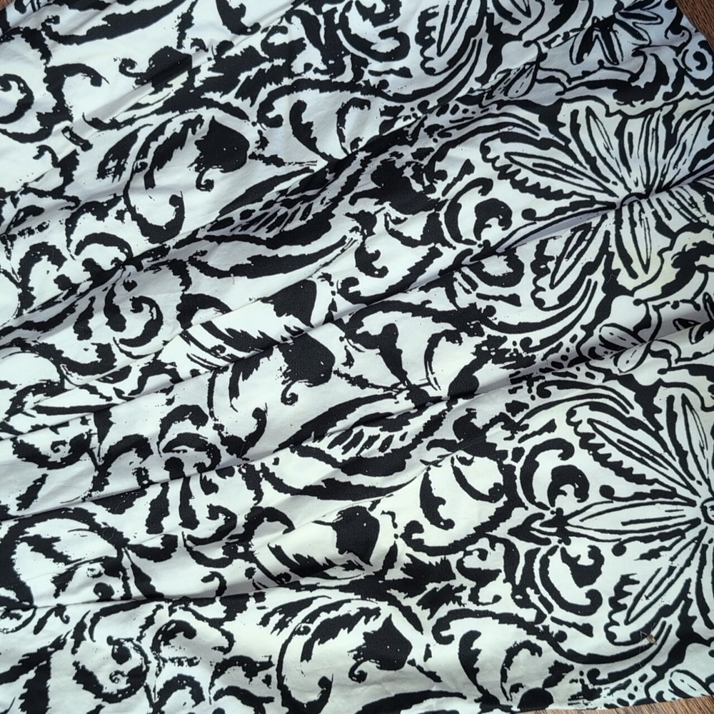 Lauren By Ralph Lauren - Black and White Sleeveless Dress - Picture 3 of 4